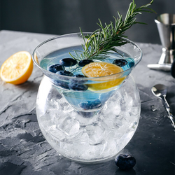 Modern Cocktail Iced Glass