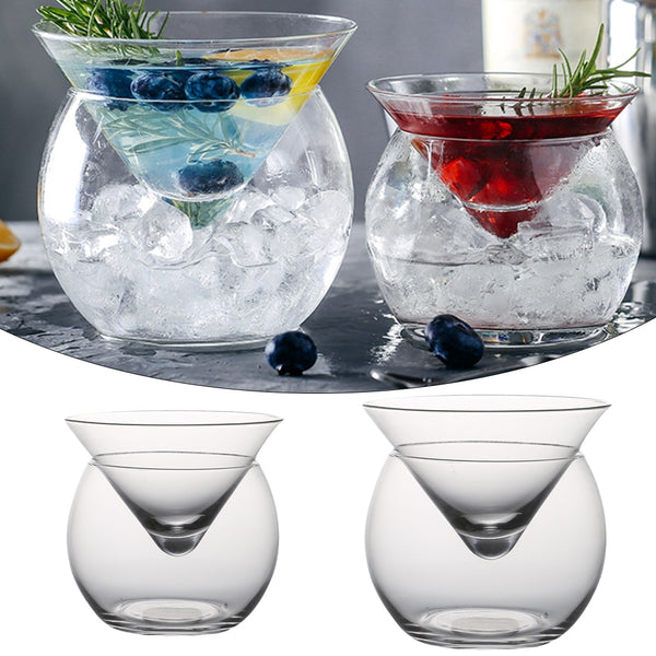 Modern Cocktail Iced Glass